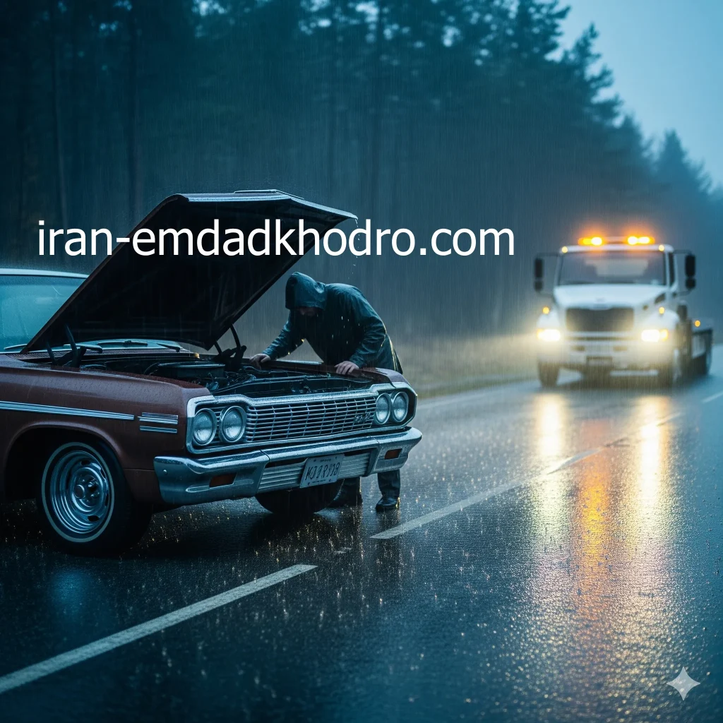پیشرو امداد خودرو و خودروبر سنگین در غرب تهران طرشت