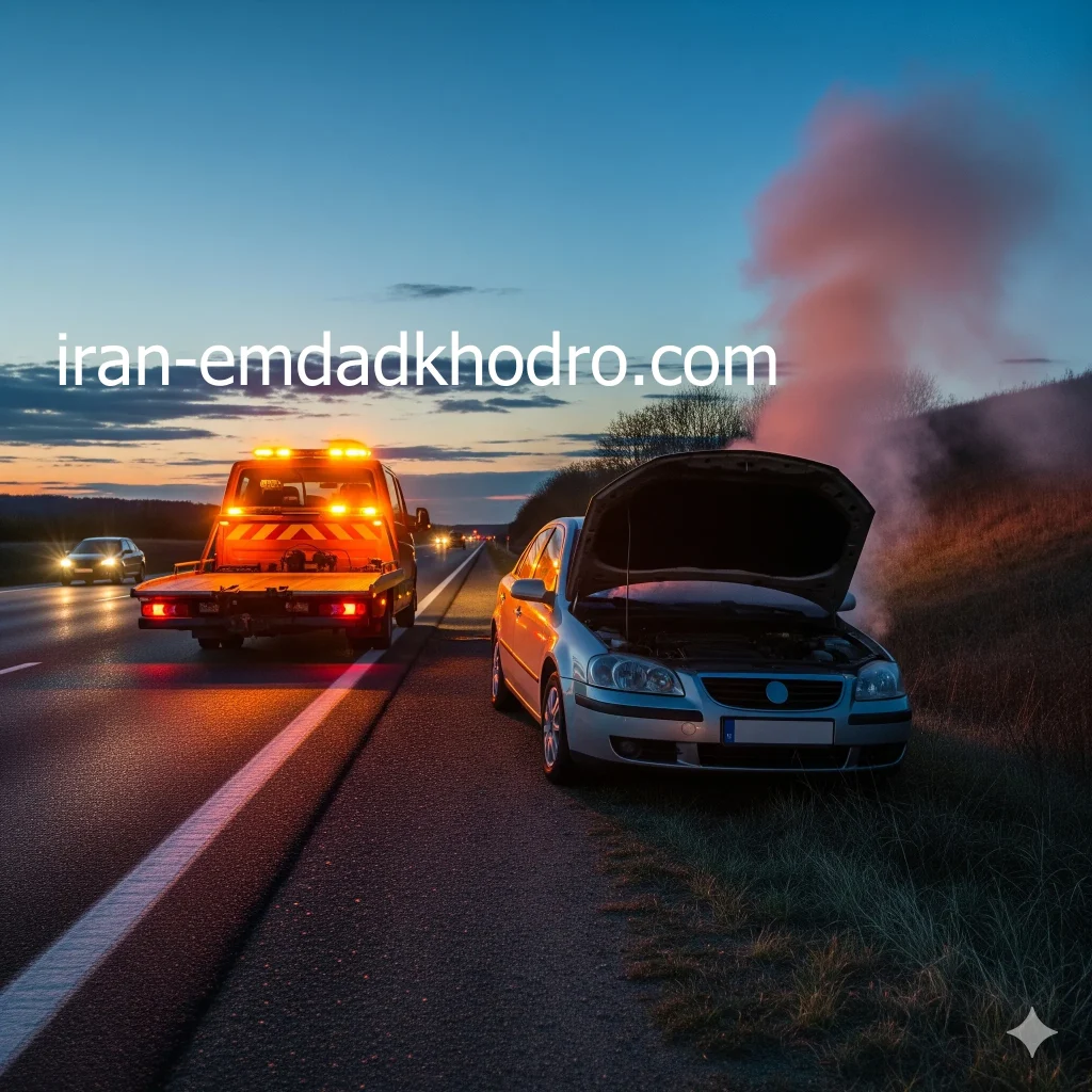 پیشرو خدمات امداد خودرو در غرب تهران