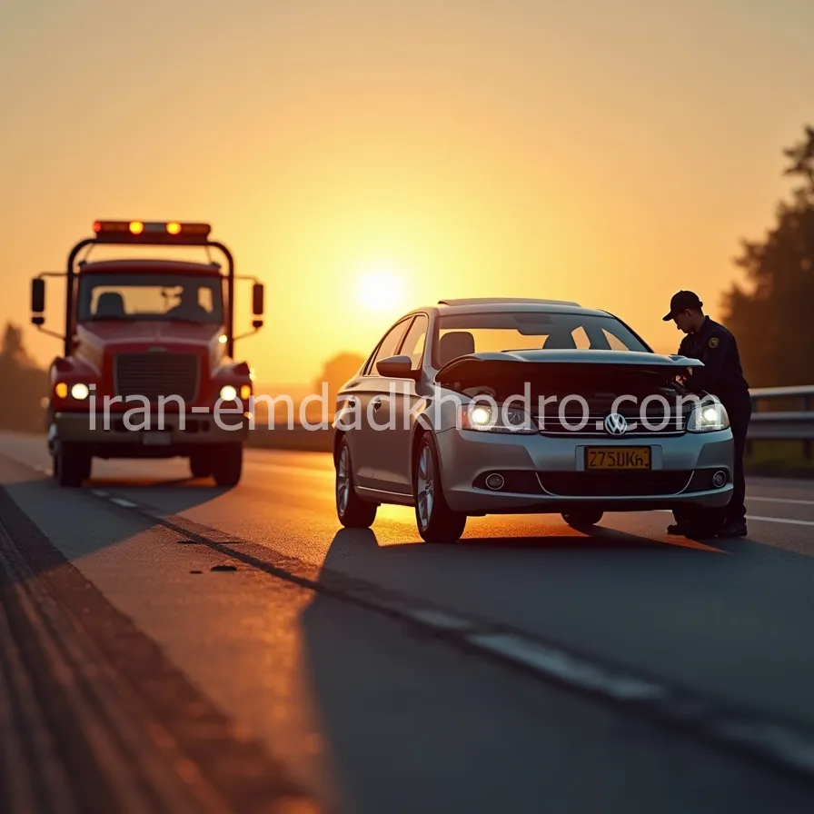 پیشرو خدمات امداد خودرو لیفان در غرب تهران همت