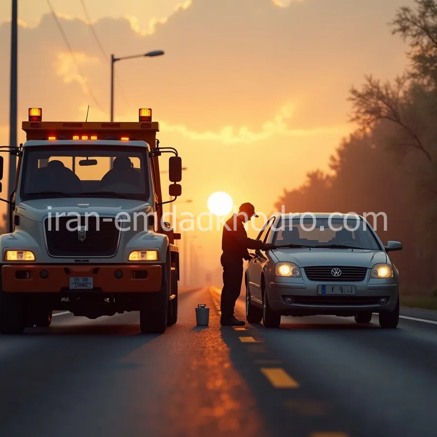 پیشرو خدمات امداد خودرو کیا در غرب تهران پونک